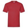 Tee-shirt classic col rond manches courtes 100% coton Coloris Rouge