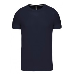 Tee-shirt col rond manches courtes Coloris Marine