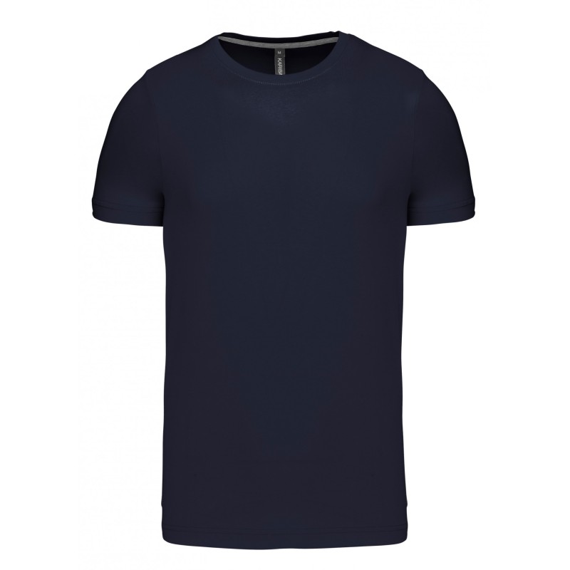 Tee-shirt col rond manches courtes Coloris Marine