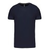 Tee-shirt col rond manches courtes Coloris Vert Bouteille