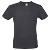 Tee shirt léger col rond manches courtes Gris anthracite