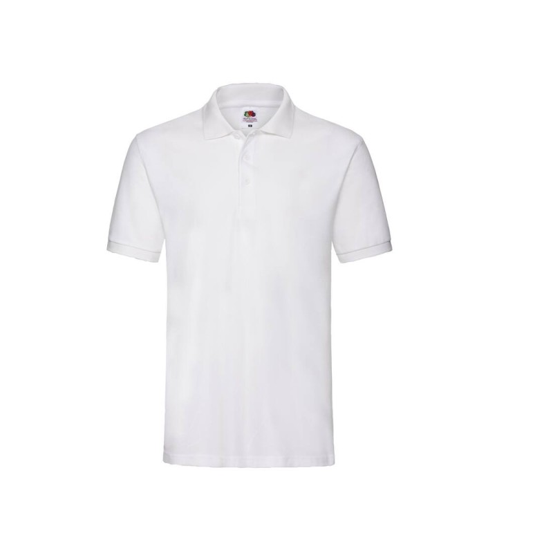 Polo classic manches courtes 100% coton Coloris Blanc