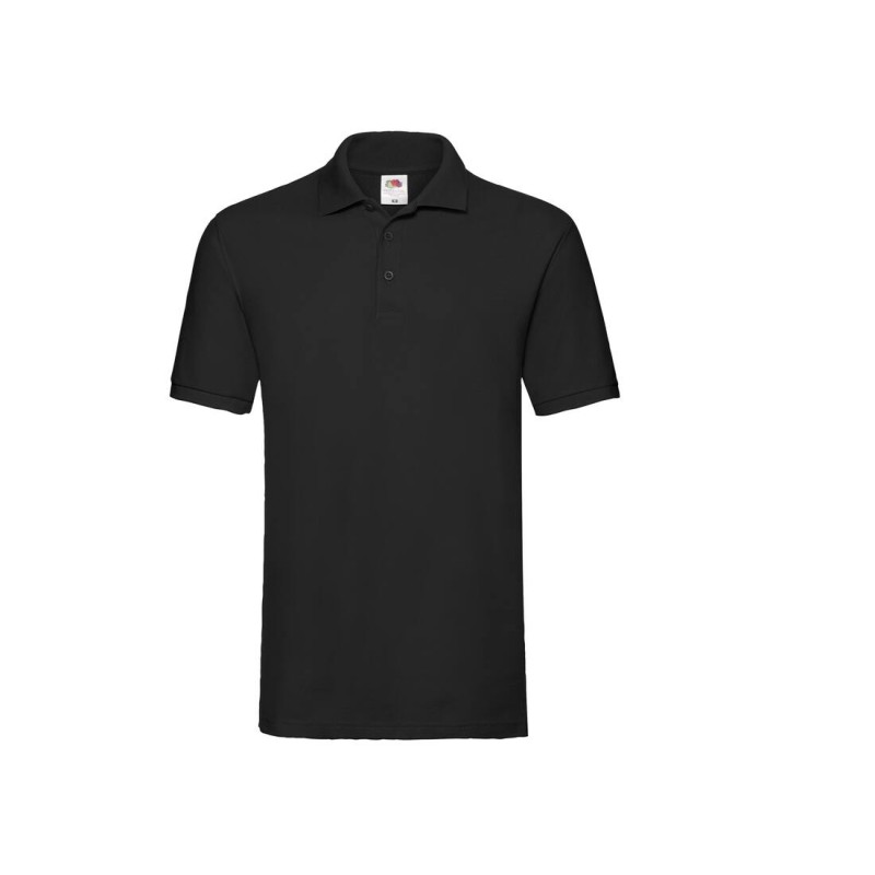 Polo classic manches courtes 100% coton Coloris Noir