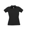 Polo classic femme manches courtes 100% coton Coloris Noir