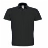 Polo manches courtes 100% coton Coloris Noir