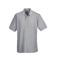 Polo manches courtes Coloris Gris Chiné lavage 60°
