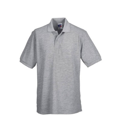 Polo manches courtes Coloris Gris Chiné lavage 60°
