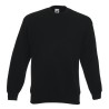 Sweat-shirt classic col rond 80% coton 20% polyester Coloris Noir