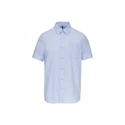 Chemisette manche courtes Coton / Poly Coloris Oxford Blue