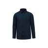 Chemise homme Manches longues Polycoton Marine