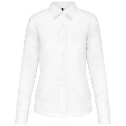 Chemisier Femme Manches longues Blanc